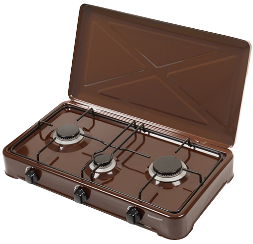 RAVANSON KUCHENKA GAZOWA 3-PAL. K-03BR brązowa