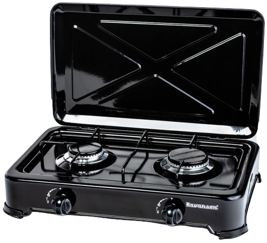 RAVANSON KUCHENKA GAZOWA 2-PAL. K-02TB czarna