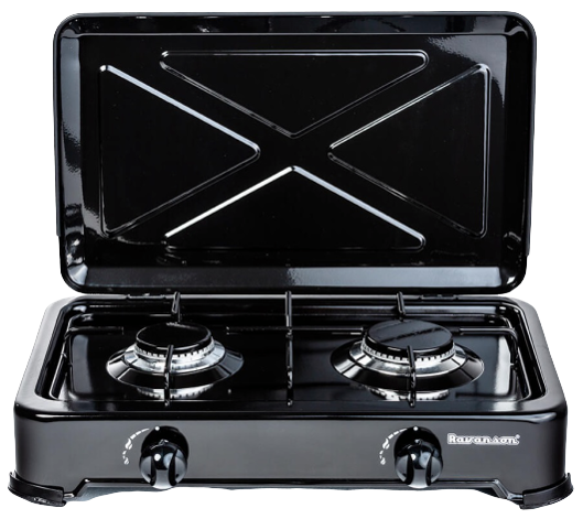 RAVANSON KUCHENKA GAZOWA 2-PAL. K-02TB czarna