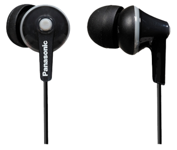 PANASONIC SŁUCHAWKI RPHJE-125 czarne