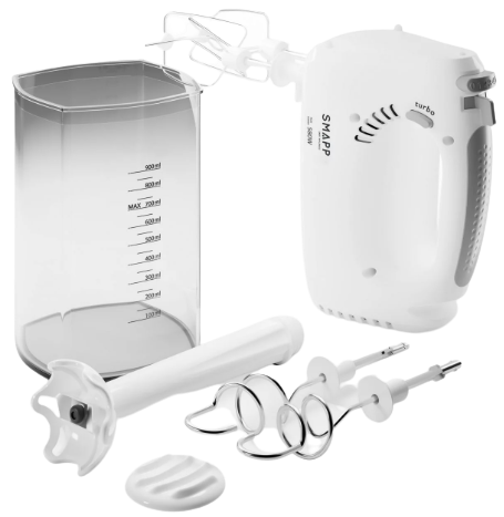 ZELMOTOR SMAPP MIKSER 451.5 580W biały + akcesoria