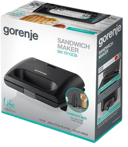 GORENJE GRILL ELEKTRYCZNY SM-701GCB 700W czarny
