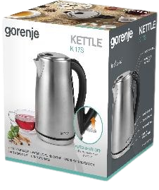 GORENJE CZAJNIK K-17S 1,7L 2000W podświetlany,INOX