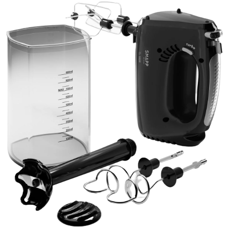 ZELMOTOR SMAPP MIKSER 451.5 580W czarny +akcesoria
