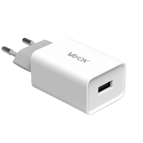 VAYOX ŁADOWARKA SIECIOWA VA-0051 USB 2,1A biała