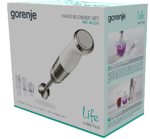 GORENJE BLENDER HBC-806QW 800W rozdrab,trzep,kubek