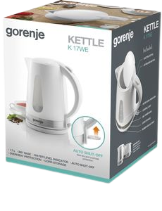 GORENJE CZAJNIK K-17WE 1,7L 2200W biały