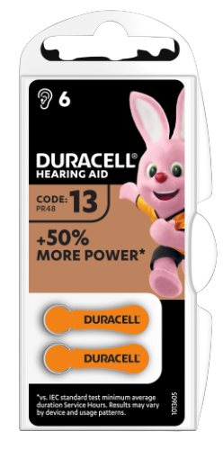DURACELL BATERIA DA-13 / 6 sztuk (VAT 8%)