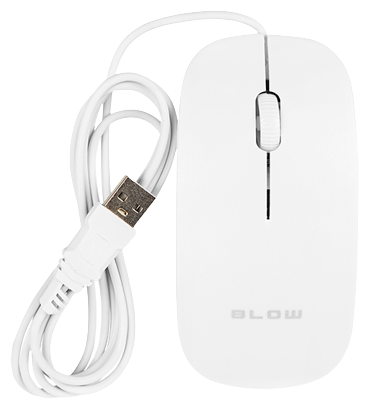 BLOW MYSZ OPTYCZNA MP-30 USB biała