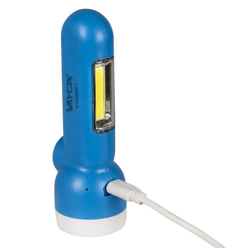 VAYOX LATARKA VA-0087 LED akumulator 2w1 boczna