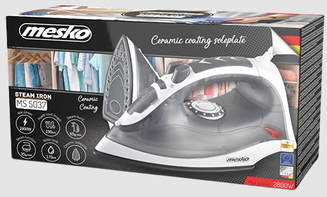 MESKO ŻELAZKO MS-5037 2800W ceramiczne