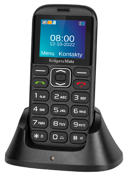KRUGER&MATZ TELEFON KM-0921 SIMPLE dla seniora