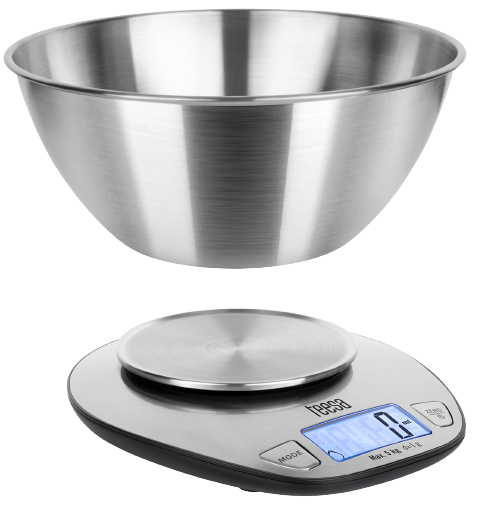 TEESA WAGA KUCHENNA TSA-0812 miska, 5kg, INOX 