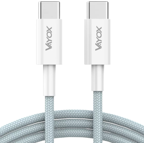 VAYOX KABEL USB C - USB C VA-0105 65W 3A 1m szybki