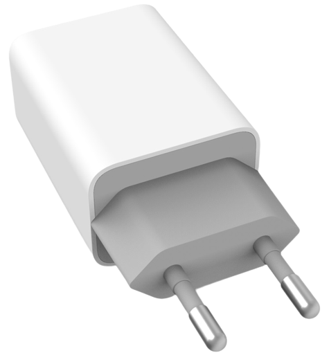 VAYOX ŁAD.SIEC.2x USB-typ C VA-0052C 5V 2,1A 1m