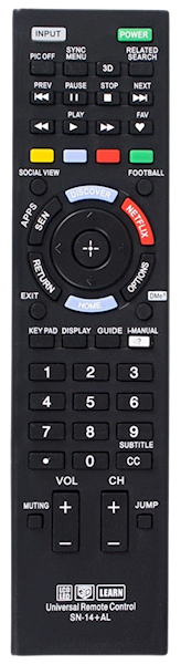 PILOT DO TV SONY