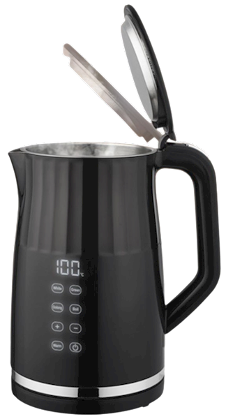 MAESTRO CZAJNIK MR-039 1,7L 2200W INOX, wyświetlacz, sterowanie