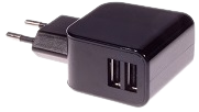 LIBOX ŁADOWARKA SIECIOWA 2xUSB 3,4A LB-0060