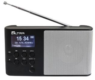 ELTRA RADIO ULA DAB, FM, RDS srebrne