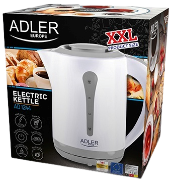 ADLER CZAJNIK AD-1244 2,5L 2200W biały