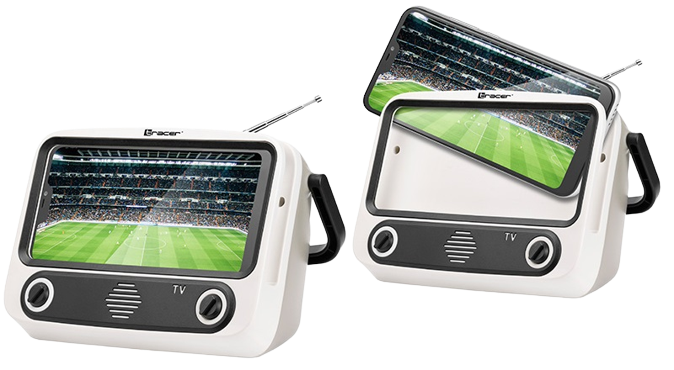 TRACER GŁOŚNIK BT TV-79 POWERBANK FM USB stojak