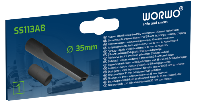 WORWO SSAWKA SZCZELINOWA SS-113AB 35mm + redukcja