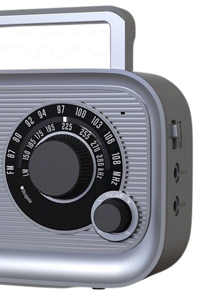 ELTRA RADIO HANIA AUX szare