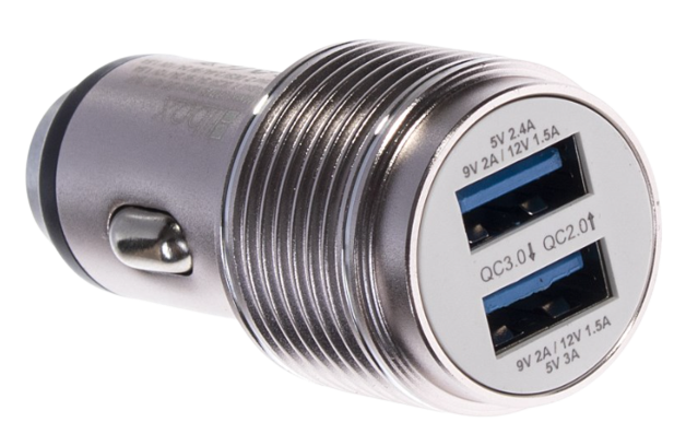 LIBOX ŁADOWARKA SAMOCHODOWA QC 2xUSB 3A LB-0145