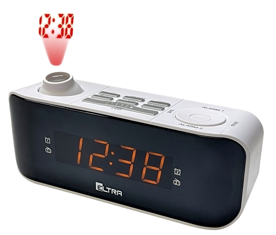 ELTRA RADIOBUDZIK KASIA projektor, LED, biały
