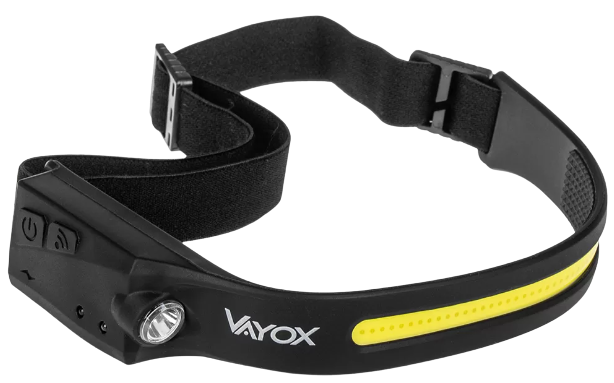 VAYOX LATARKA CZOŁOWA VA-0128 czujnik ruchu akumul