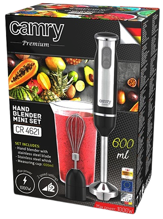 CAMRY BLENDER CR-4621 1000W INOX trzepak kubek