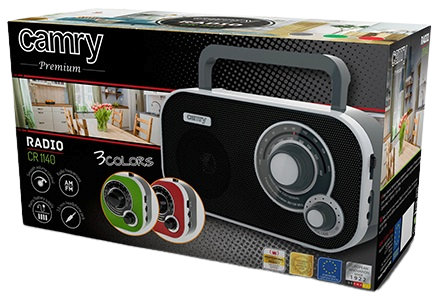 CAMRY RADIO CR-1140B czarne