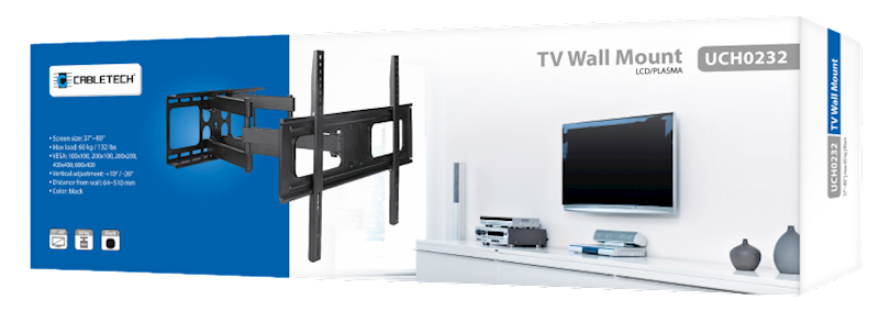 CABLETECH UCHWYT TV 37-80" REG. UCH-0232