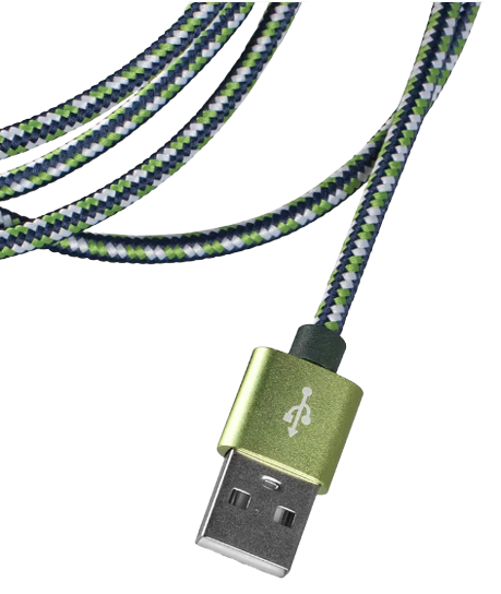 VAYOX KABEL USB-IPHONE 1,5M VA-0147 zielony