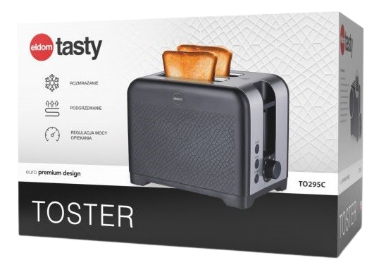 ELDOM TOSTER TO-295C 930W czarny