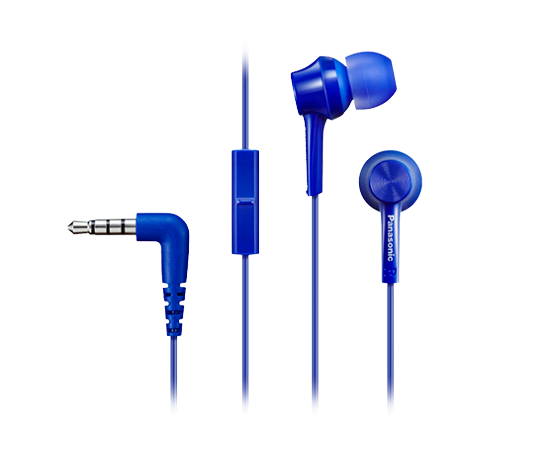 PANASONIC SŁUCHAWKI RP-TCM115 niebieskie