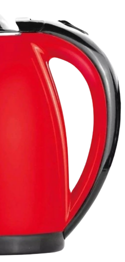 ŁUCZNIK CZAJNIK WK-180 1,8L 1800W INOX, czerwony
