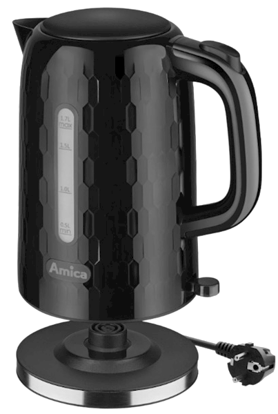AMICA CZAJNIK KM-3010 1,7L, 2200W, STRIX, czarny