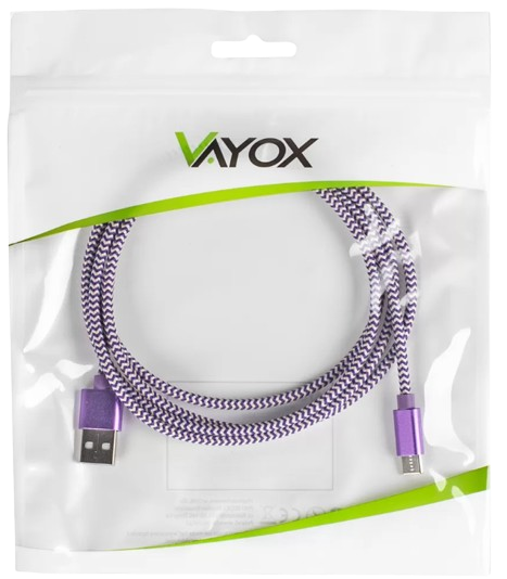 VAYOX KABEL USB-Typ C 1,5m VA-0146 fioletowy