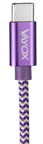 VAYOX KABEL USB-Typ C 1,5m VA-0146 fioletowy