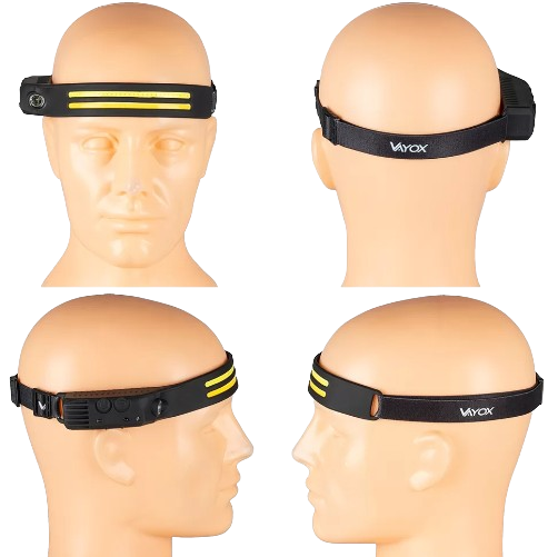 VAYOX LATARKA CZOŁOWA VA-0129 akumulator