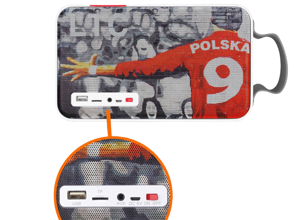 LTC GŁOŚNIK BLUETOOTH PL-2018 USB SD AUX 1800mAh