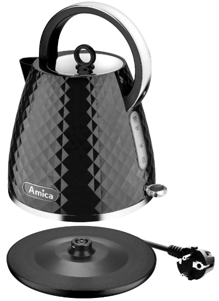 AMICA CZAJNIK KF-3030 1,7L 2200W STRIX, czarny