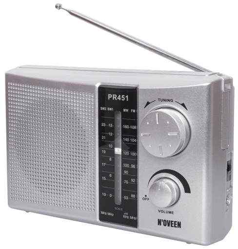 NOVEEN RADIO PR-451 srebrne