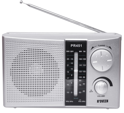 NOVEEN RADIO PR-451 srebrne