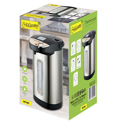 MAESTRO WARNIK MR-080 4L 750W INOX czarny