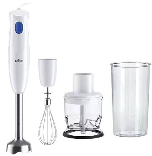 BRAUN BLENDER MQ-10.202MWH rozdrabn trzepak kubek