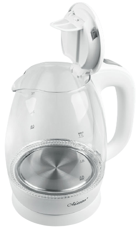 MAESTRO CZAJNIK MR-063 1,7L 2200W szklany, biały