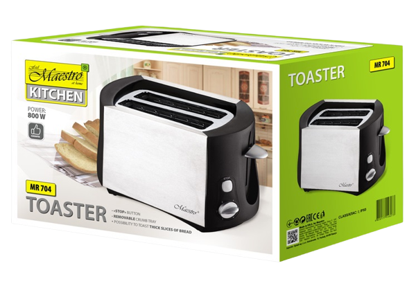 MAESTRO TOSTER MR-704 800W INOX