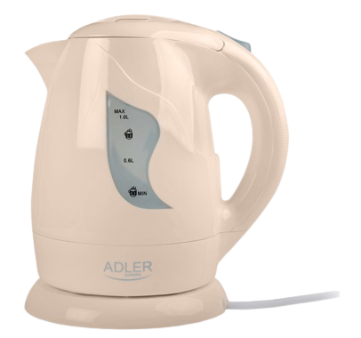 ADLER CZAJNIK AD-08 1L 850W beżowy